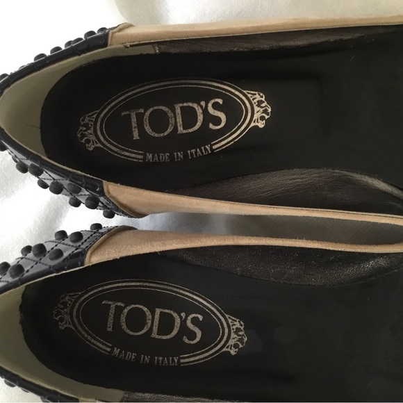 Tod’s Dew Two-Tone Ballet Flat, Size 8 - Picture 8 of 10